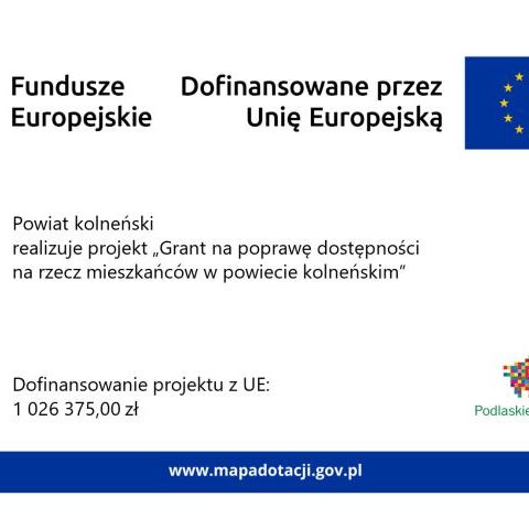 Nabór do projektu na poprawę dostępności