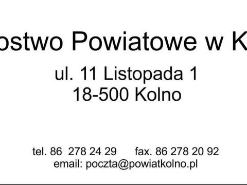 Stanowisko Starosty Kolneńskiego ws. reorganizacji szpitala w Kolnie